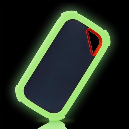 LEFXMOPHY غطاء استبدال LEFXMOPHY Extreme Pro لجهاز SanDisk E81 1TB 2TB 4TB SSD محمول - يصل إلى 2000MB/s V2 الجيل الجديد غلاف سيليكون ناعم واقي (لا يناسب E61) أسود - Image 5