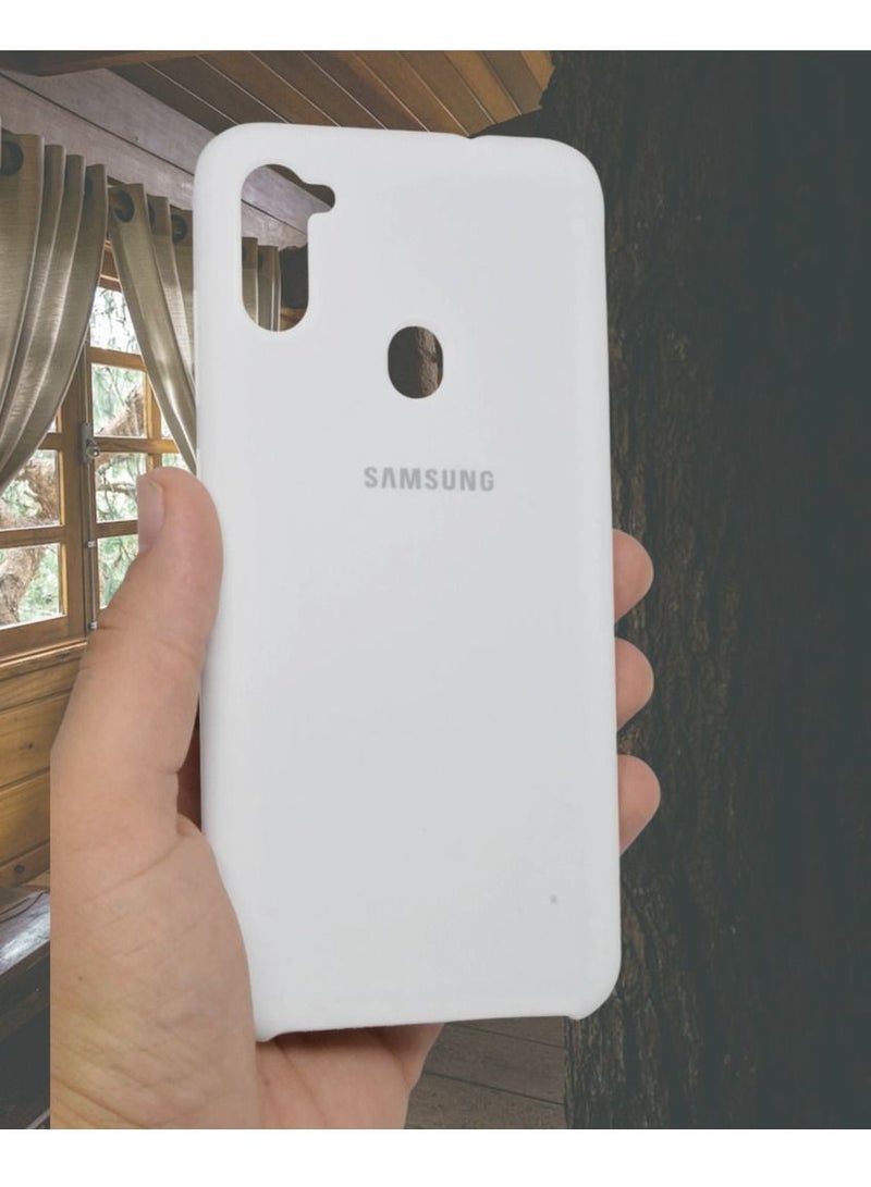 BORTONY Silicone Protective Cover for Samsung Galaxy A11 Slim Stylish Case with Inside Microfiber Lining - Image 3