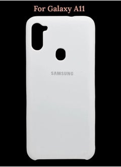 بورتوني غطاء واقٍ من السيليكون لهاتف Samsung Galaxy A11 جراب رفيع وأنيق مع بطانة داخلية من الألياف الدقيقة  - Image 1