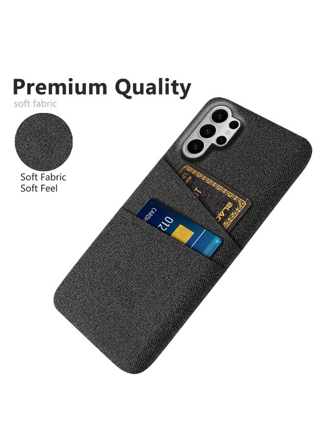 general For Samsung Galaxy S26 Ultra Case Luxury Fabric Dual Card Cover For Galaxy S26 Ultra - Image 3