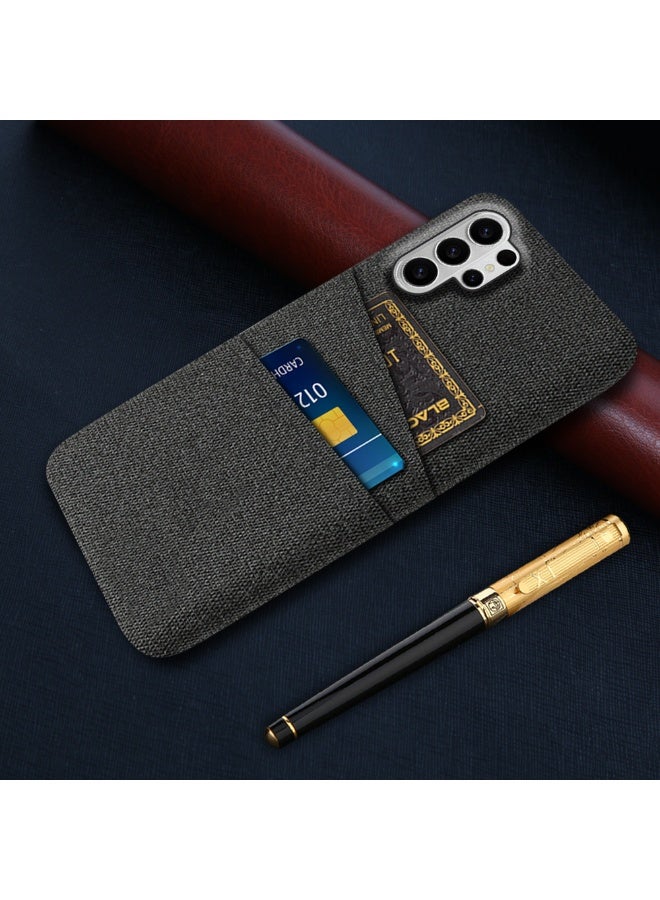 general For Samsung Galaxy S26 Ultra Case Luxury Fabric Dual Card Cover For Galaxy S26 Ultra - Image 5
