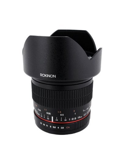 Rokinon 10mm F28 ED AS NCS CS Ultra Wide Angle Lens for Nikon Digital SLR Cameras with AE Chip for Auto Metering 10MAFN - Image 1