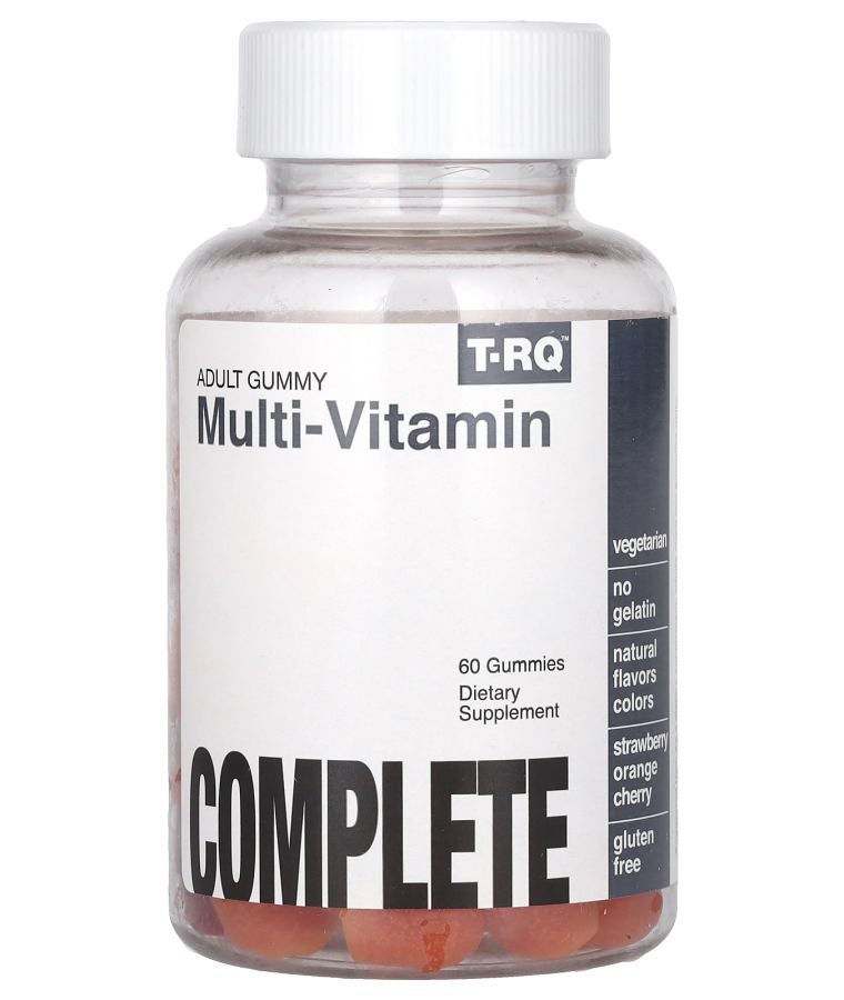 فيتامينات متعددة للبالغين على شكل حلوى مطاطية بنكهة الفراولة والبرتقال والكرز 60 حبة حلوى