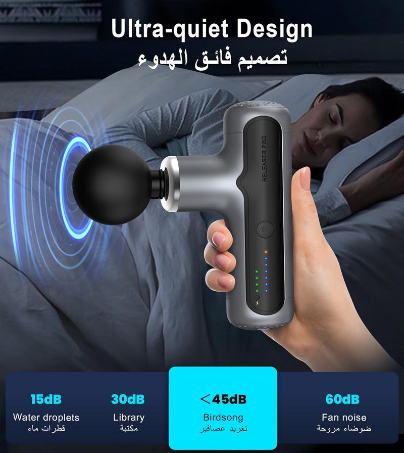 XXZU Massage Gun with 4 Massage Heads and 7 Gears - Electric Handheld Massager for Muscle Relief - Image 5