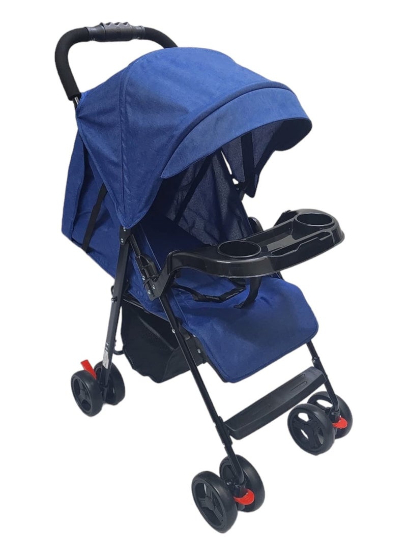 BABYCARA Lightweight Stroller with Adjustable Seat Phone Base and Convenient Storage Basket - Image 1