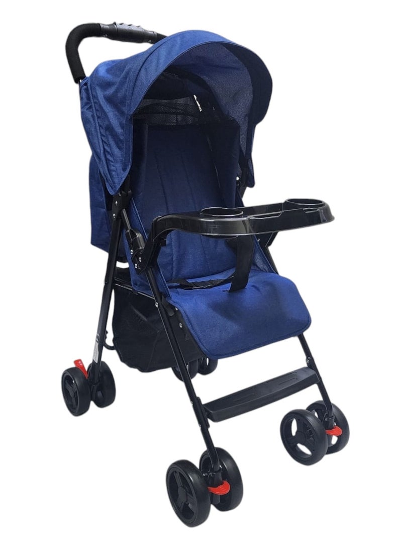 BABYCARA Lightweight Stroller with Adjustable Seat Phone Base and Convenient Storage Basket - Image 2