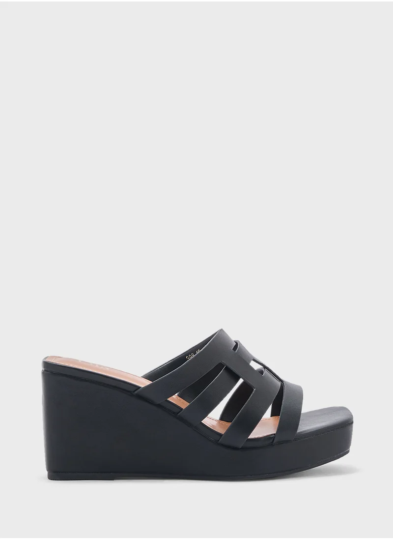 ELLA Strappy Wedge Sandal