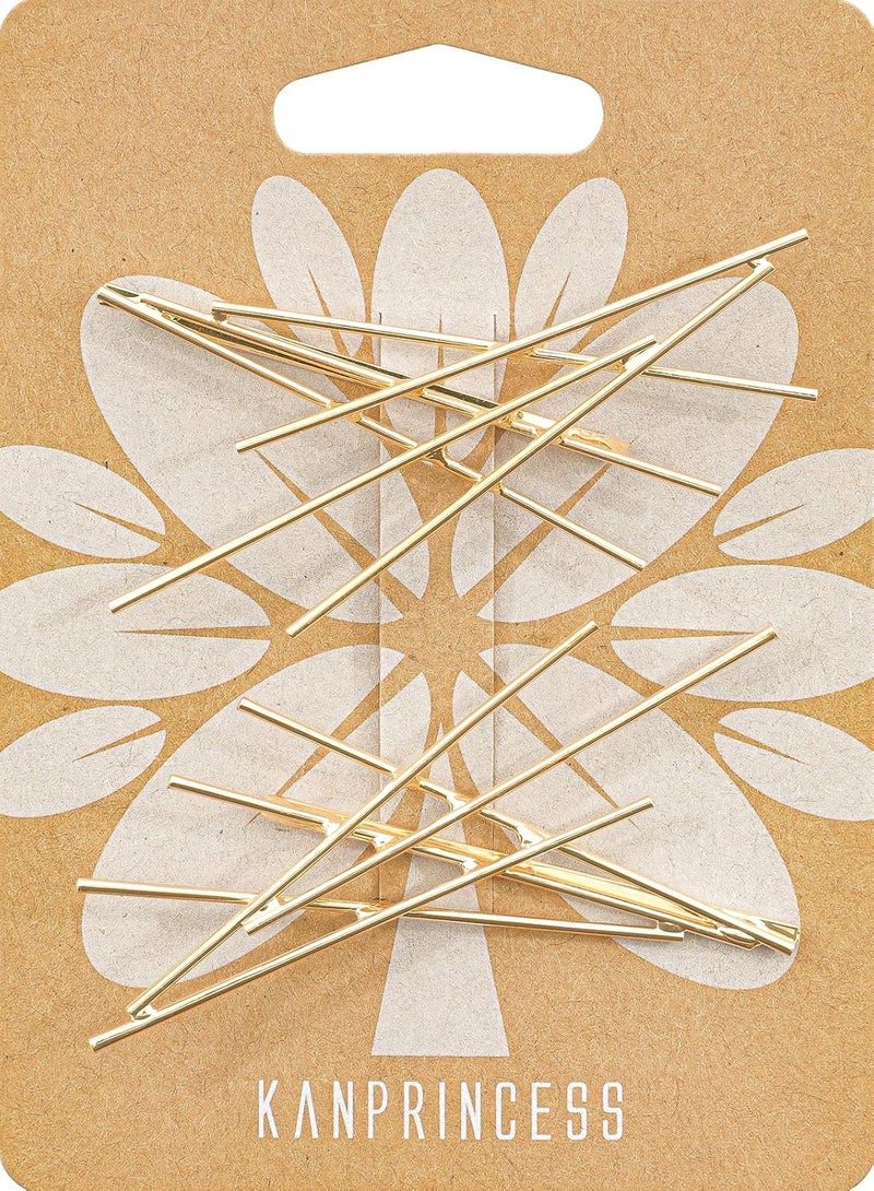 KANPRINCESS 2PCS 31Inch Geometric Hair ClipsMetal Hair PinMinimalist Hair AccessoriesFashion Pins For Girl Women Wedding Parties Geometric