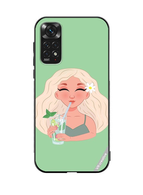 Protective Case Cover For Xiaomi Redmi Note 11 Girl Design Multicolour