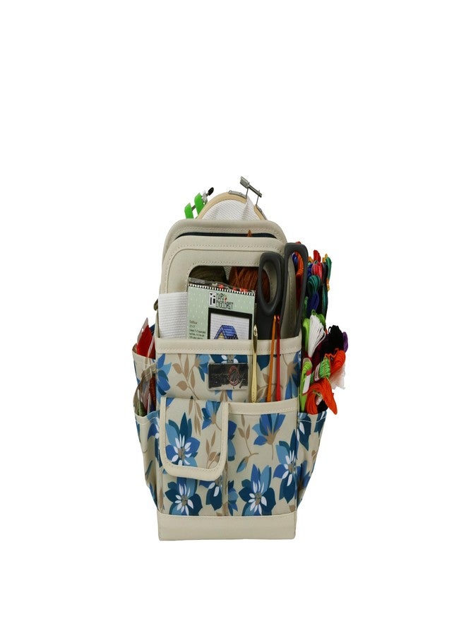 Everything Mary Collapsible Desktop Tote - Durable Storage Organizer for Office Supplies, Craft Tools, Makeup, & Nurse Essentials - Portable & Space-Saving Caddy with Carry Handle - Image 2