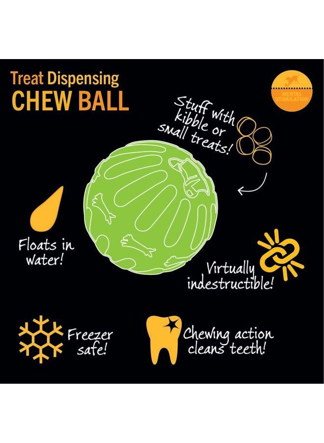 StarMark Treat Dispenser Chew Ball for Dogs, Large - Image 4