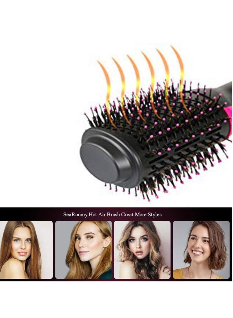 مجفف شعر متعدد الوظائف 2 في 1 مع فرشاة دوارة ساخنة ومكواة تجعيد - Image 3