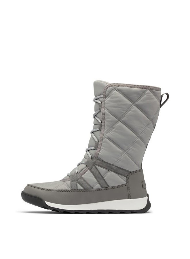 SOREL Women's Whitney ll Plus Tall Lace Waterproof Boot, Chrome Grey/Quarry, 40 EU - Image 5