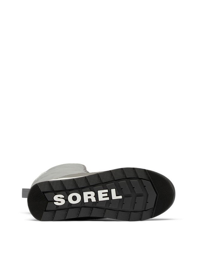 SOREL Women's Whitney ll Plus Tall Lace Waterproof Boot, Chrome Grey/Quarry, 40 EU - Image 3