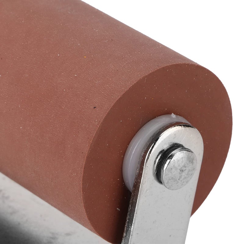 Rubber And Composite Wood Roller For Printmaking Scrapbooks High Elasticity Nonslip Handle - Image 5