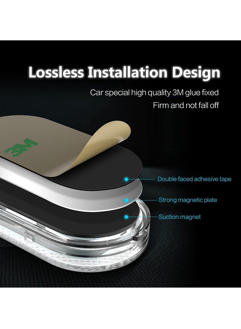 Portable Car LED Interior Lights, USB Rechargeable Touch Light with 6 Bright Beads for Emergency Use, Compact Design in Blue - Image 5