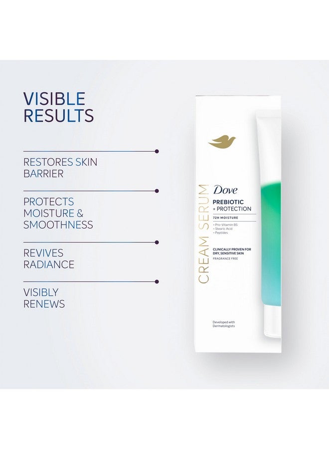 دوف كريم دوف للجسم، سيروم بريبايوتيك + حماية للبشرة الجافة والحساسة، مع بروفيتامين ب5 وحمض الستياريك ولوشن الببتيدات، 8 أونصة - Image 5