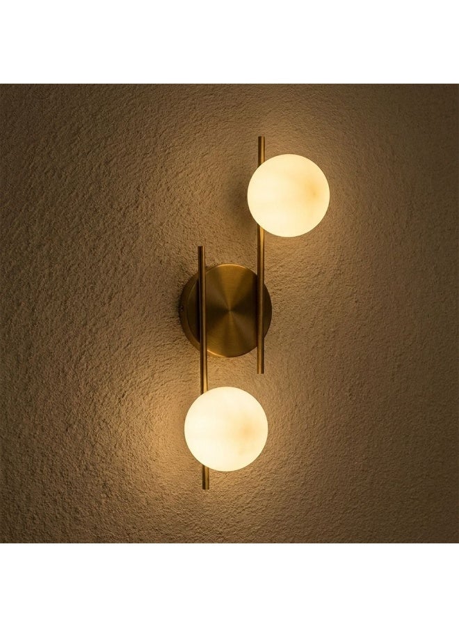 DANUBE HOME Gemma Glass Wall Lamp - Gold - Image 5