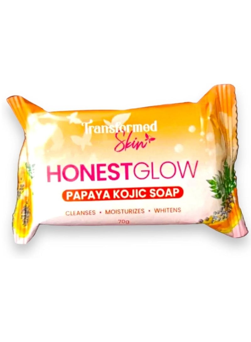 Honest Glow Papaya Kojick Soap