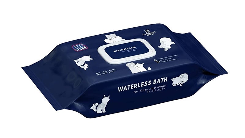 Pet Clean Pet Wipes 100 Counts Wet Wipes for Dogs, Cats, Puppies with Aloe Vera & Cherry Blossom Smell | Cleansing & Deodorising Grooming Wipes, 6”x 8" | Anti-Bacterial - Image 1