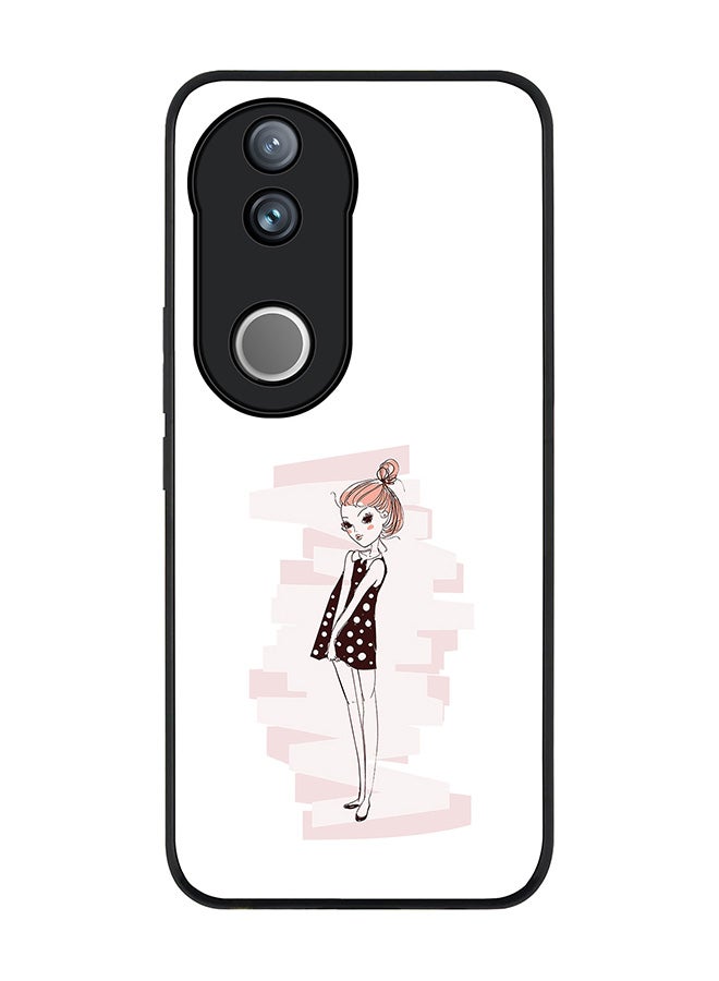 Stylizedd For Vivo V50 / vivo V50e 5G Case,Slim fit Camera Protection, Shockproof Thin Phone cover  - Shy Teen - Image 1