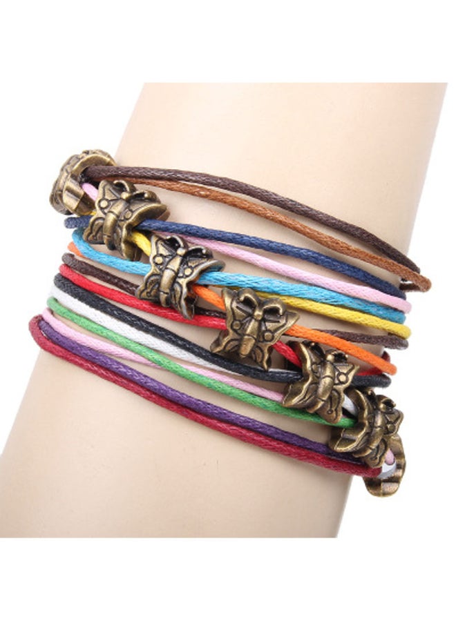 JOLLY Colourful Wax Rope Beads Bracelet