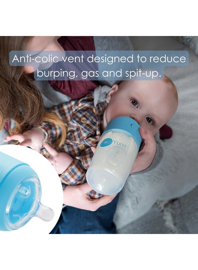 PopYum Stage 4 Extra Fast Flow Baby Bottle Nipple – Medical Grade Silicone, Anti Colic, Wide Teats for Bottle, Natural Latch, Dishwasher Safe | Compatible with All PopYum Bottles - Pack of 2 - Image 3