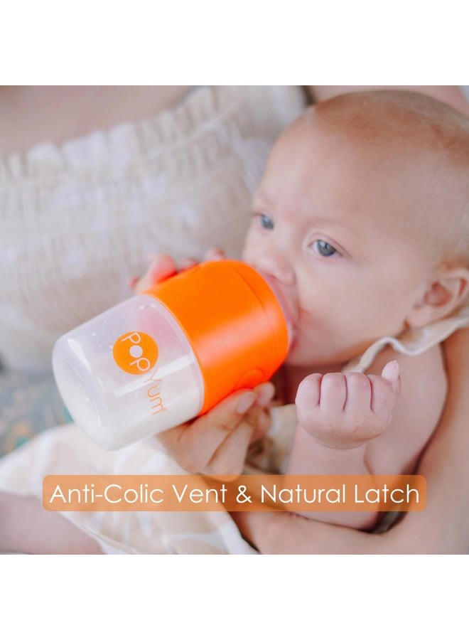 PopYum Stage 4 Extra Fast Flow Baby Bottle Nipple – Medical Grade Silicone, Anti Colic, Wide Teats for Bottle, Natural Latch, Dishwasher Safe | Compatible with All PopYum Bottles - Pack of 2 - Image 2