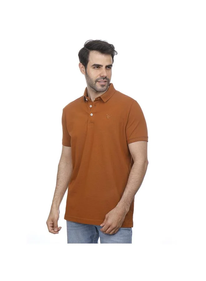 Coup Solid Polo-Shirt with Short Sleeves