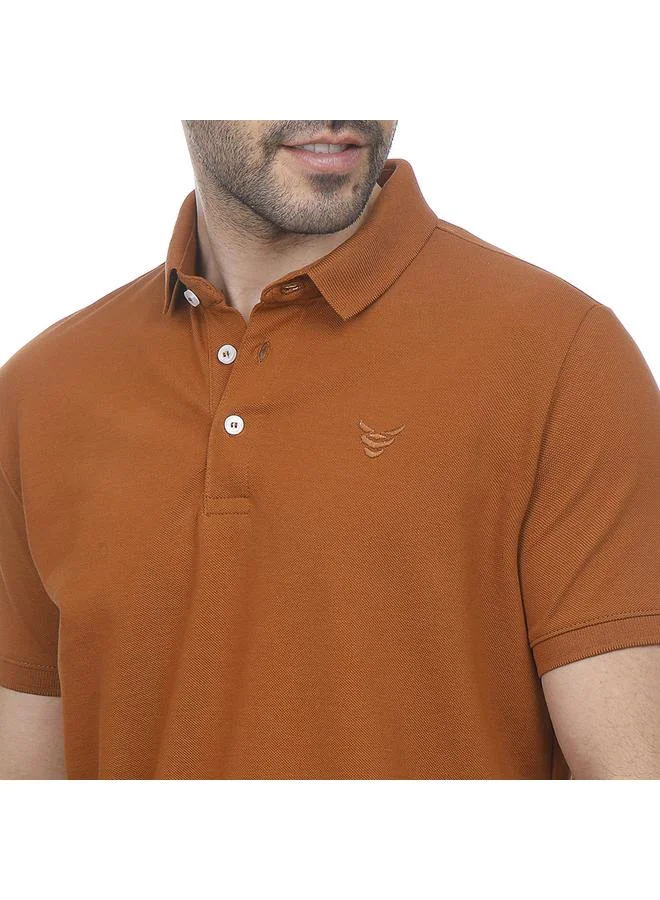 Coup Solid Polo-Shirt with Short Sleeves