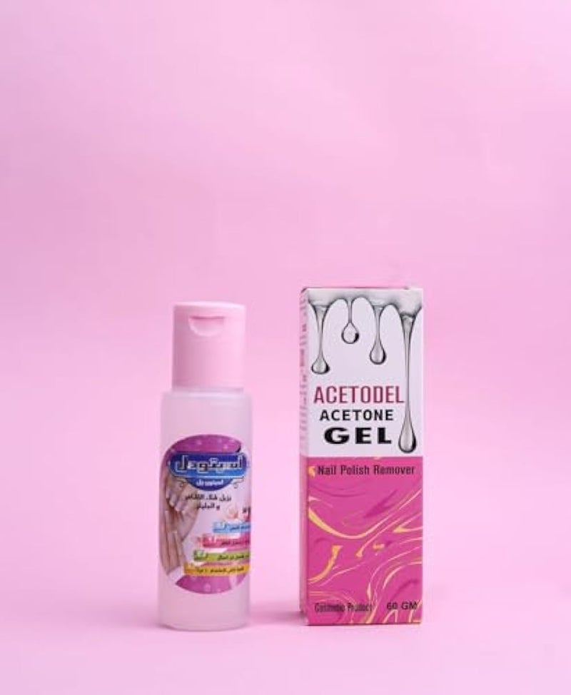 Acetodel Nail Polish Remover Innovative Gel Formula Prevents Evaporation 60 gm - Image 1