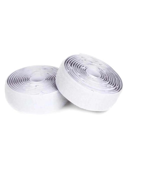 Hook and Loop Strip Self-Adhesive White 3/4 inch x 5 feet