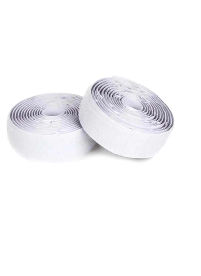 Generic - Hook and Loop Strip Self-Adhesive White 3/4 inch x 5 feet - Image 1