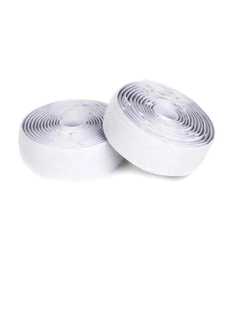 Generic - Hook and Loop Strip Self-Adhesive White 3/4 inch x 5 feet - Image 1