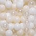 GOGOSO Ball Pit Balls Crush Proof NonToxic Plastic Balls Babies Kids Toy Bulk Pack 170pcs 22inchs WhiteBeigeClear - Image 2