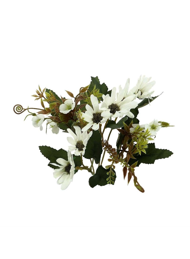 Huitich Eternal Blooms Artificial Mix Mini Daisy Flowers for Timeless Elegance White  - Image 2