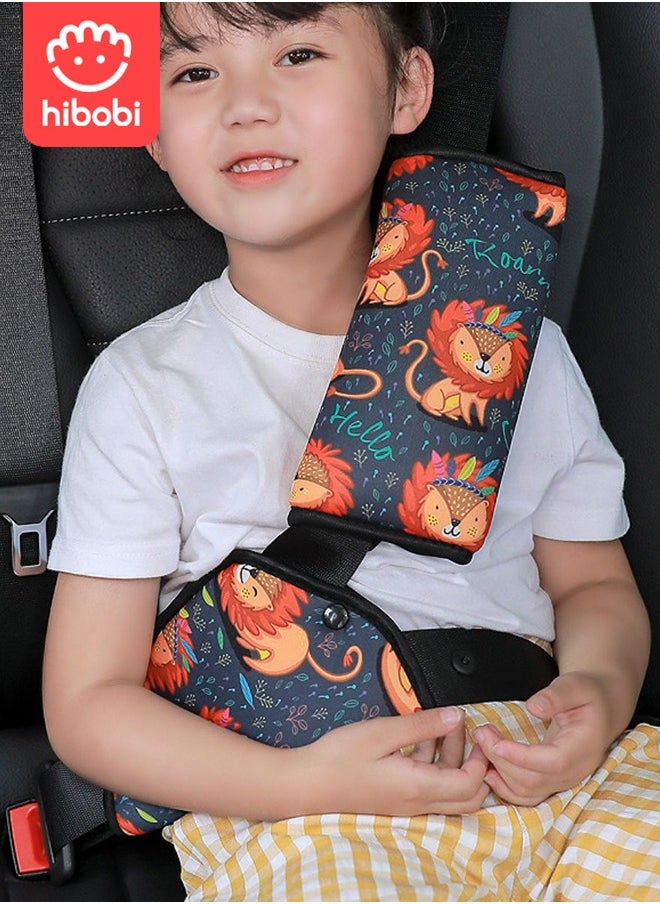 Child safety belt shoulder protector, specially designed for anti-stranglehold car seats.