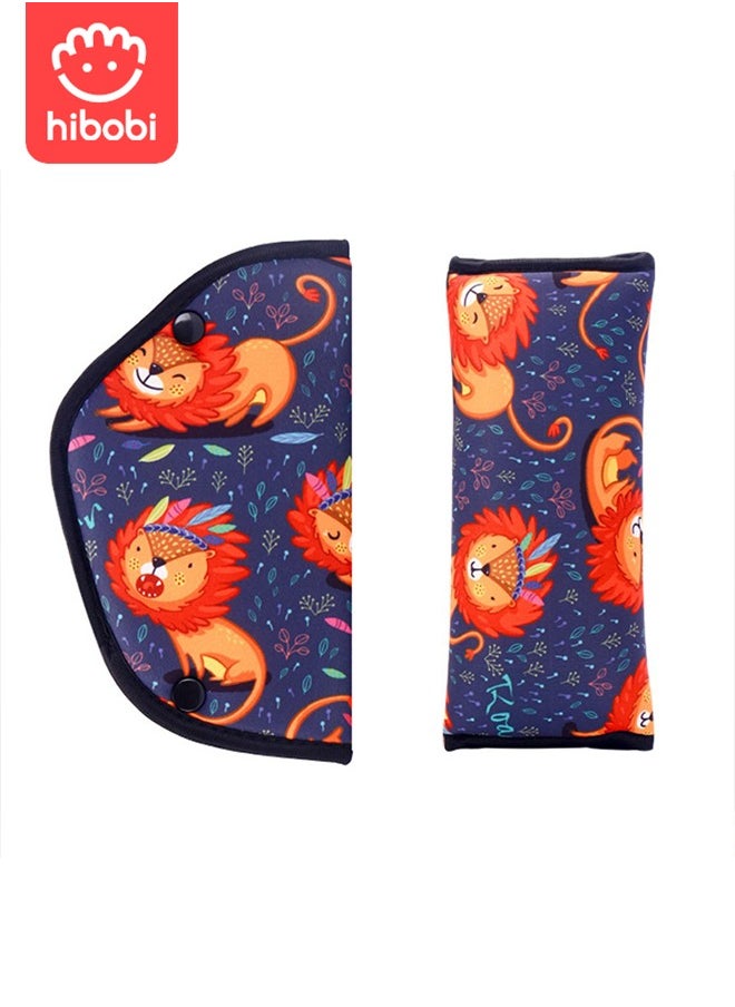 Child safety belt shoulder protector, specially designed for anti-stranglehold car seats.