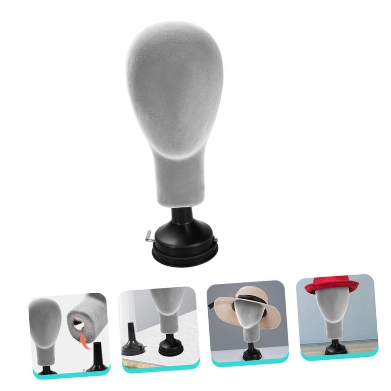 Flexible Foam Mannequin Head Stand For Hair Styling And Hat Display - Image 3