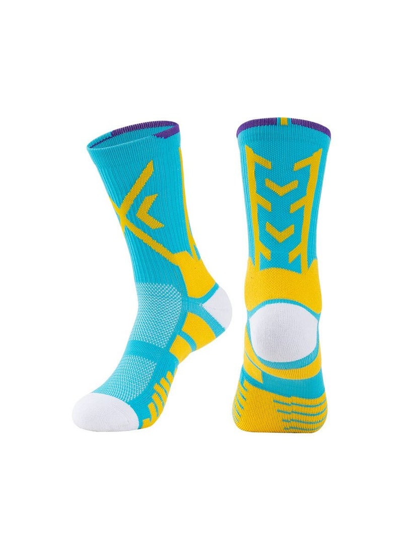 Loquat Anti Slip Mid Calf Sport Socks
