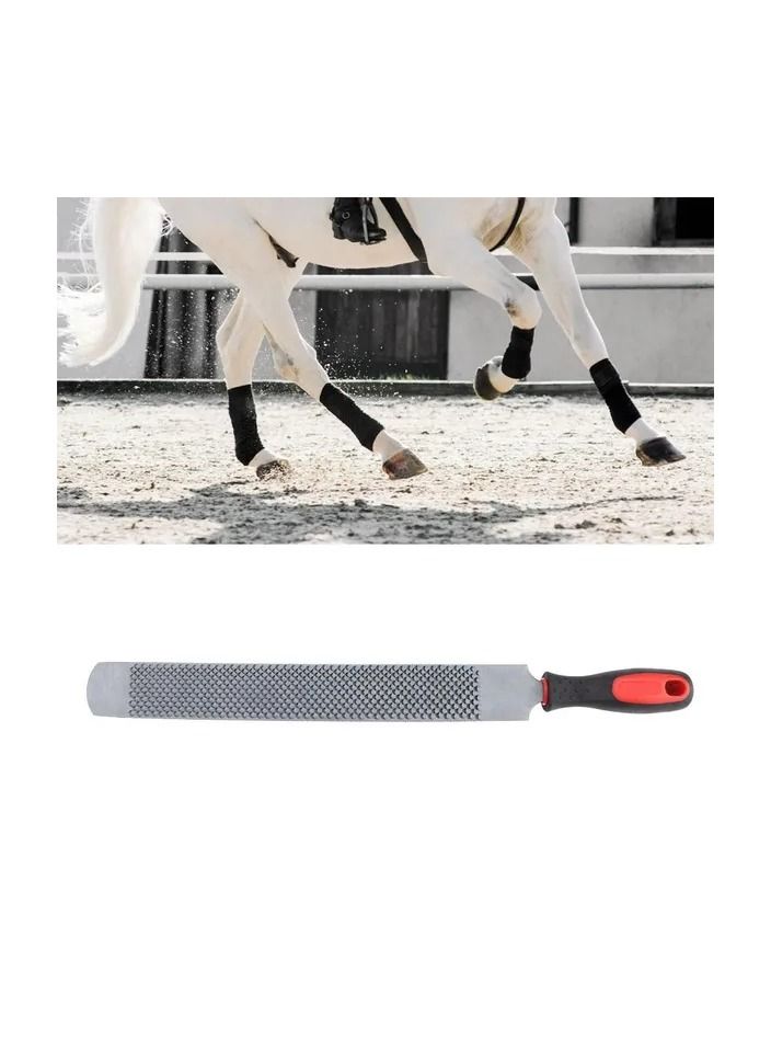 Generic 1-Piece Carbon Steel Horse Rasp Horse Hoof File,Double Sided Horse Rasp Tool for Horse Clean Hooves - Image 2