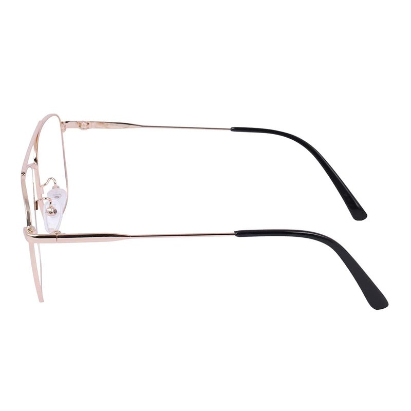 Dervin Blue Light Blocking Blue Cut Zero Power anti-glare Retro Square Eyeglasses, Frame for Eye Protection from UV by Computer/Tablet/Laptop/Mobile - Image 4