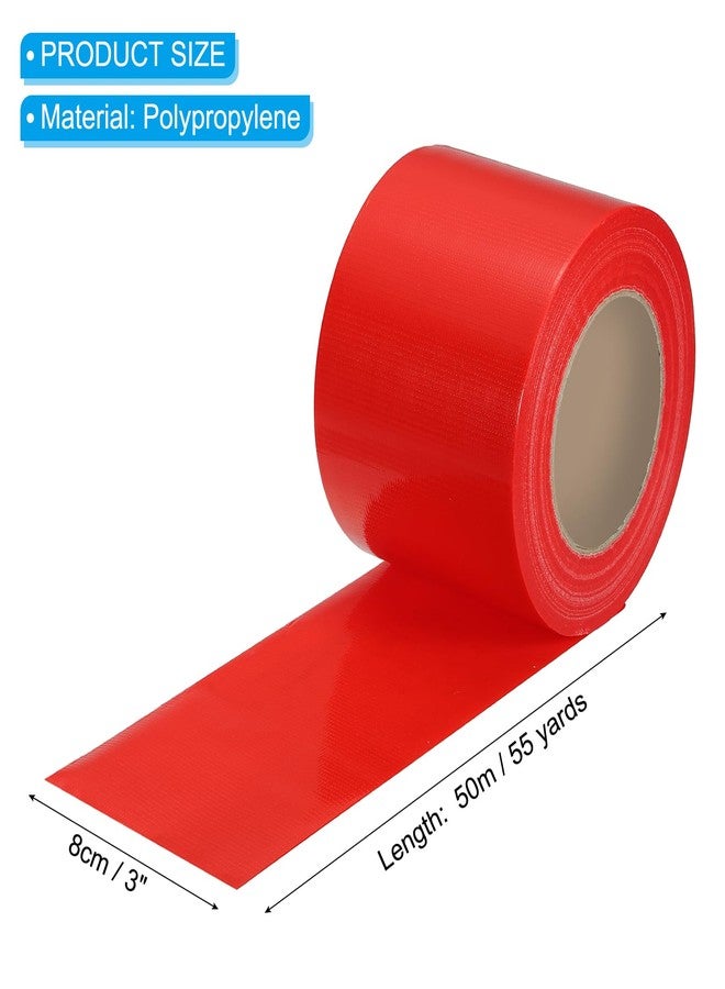 PATIKIL Gaffers Tape 3 in x 55 Yards, Waterproof Gaffer Floor Tape No Residue Non-Reflective Easy Tear for Indoor Outdoor Photography Electrical Cord Industrial Use, Red - Image 2