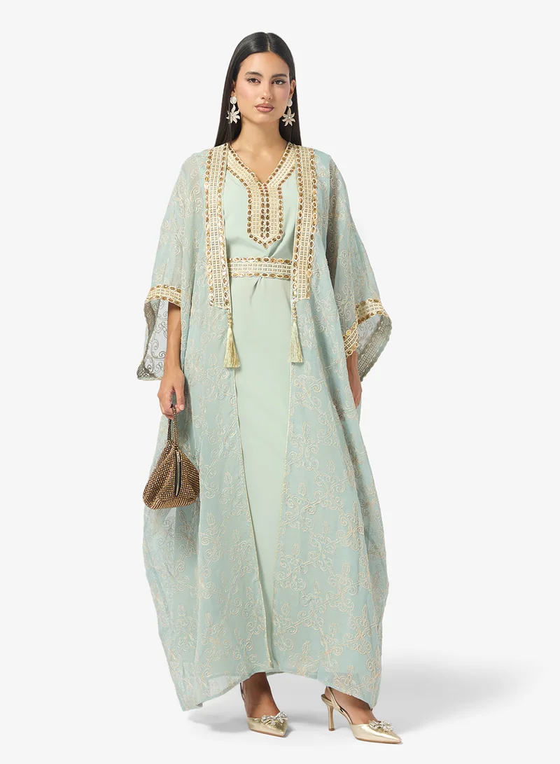 Khizana Embroidered Kaftan