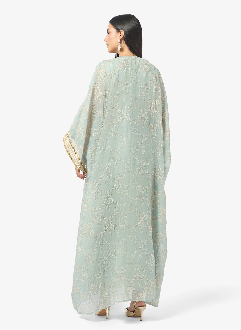 Khizana Embroidered Kaftan