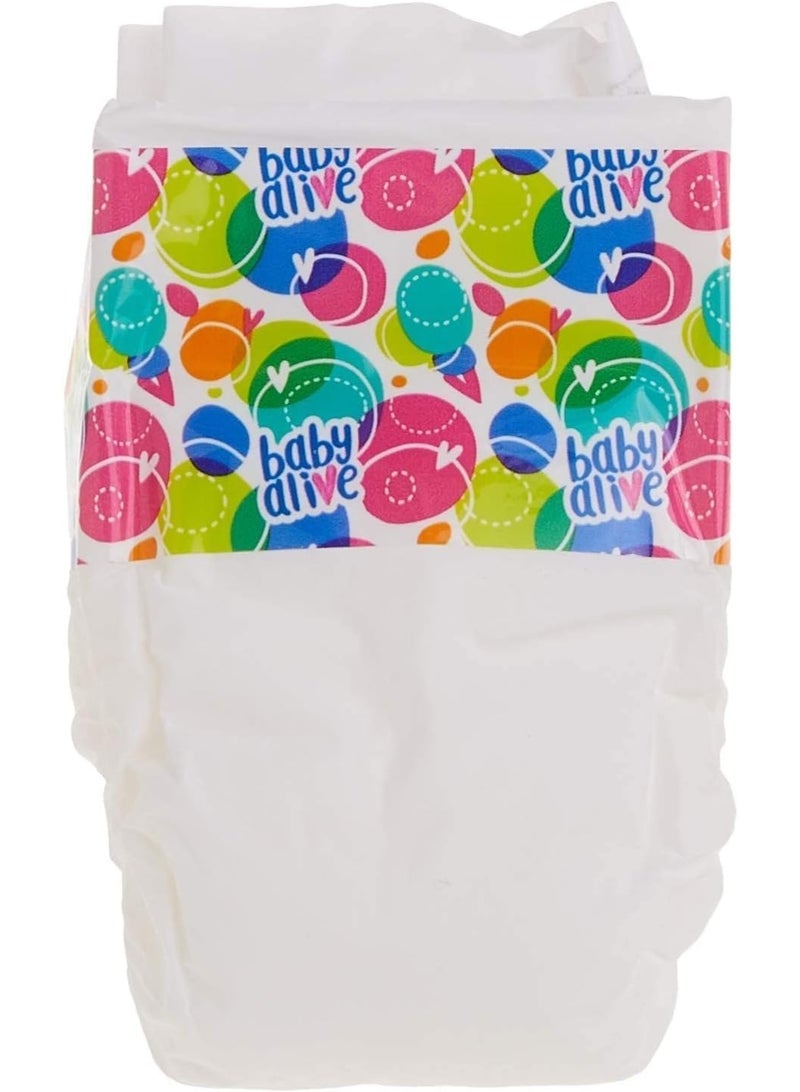 Baby Alive Doll Diaper Refill, Includes 4 Diapers, Toys Accessories, for Kids Ages 3 Years Old and Up - Image 3