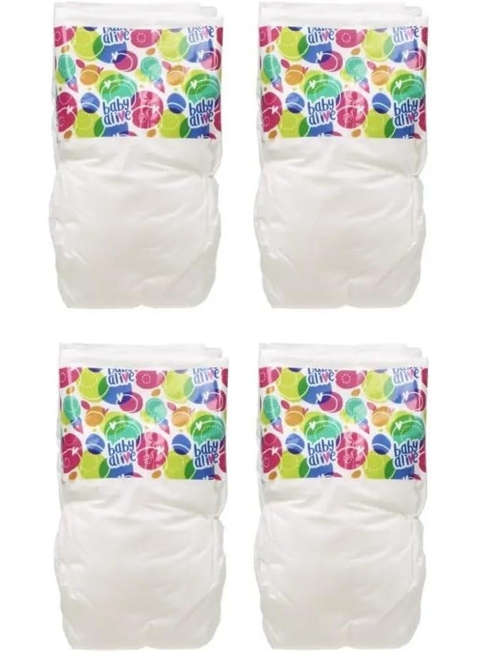 Baby Alive Doll Diaper Refill, Includes 4 Diapers, Toys Accessories, for Kids Ages 3 Years Old and Up - Image 2