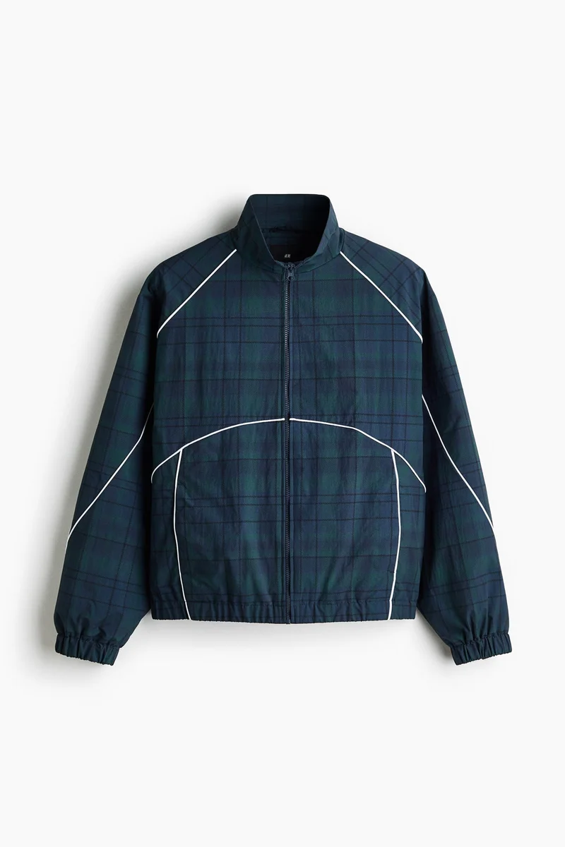 Nylon track jacket