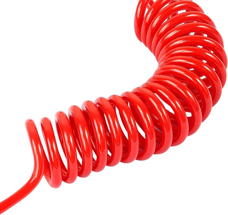 FizLig 6ft Breakaway Trailer Cable 4 Pack - Coiled Spring Wire, Emergency Brake Safety Cable for RV Camper 5th Wheel Trailer Towing Accessories - Image 5