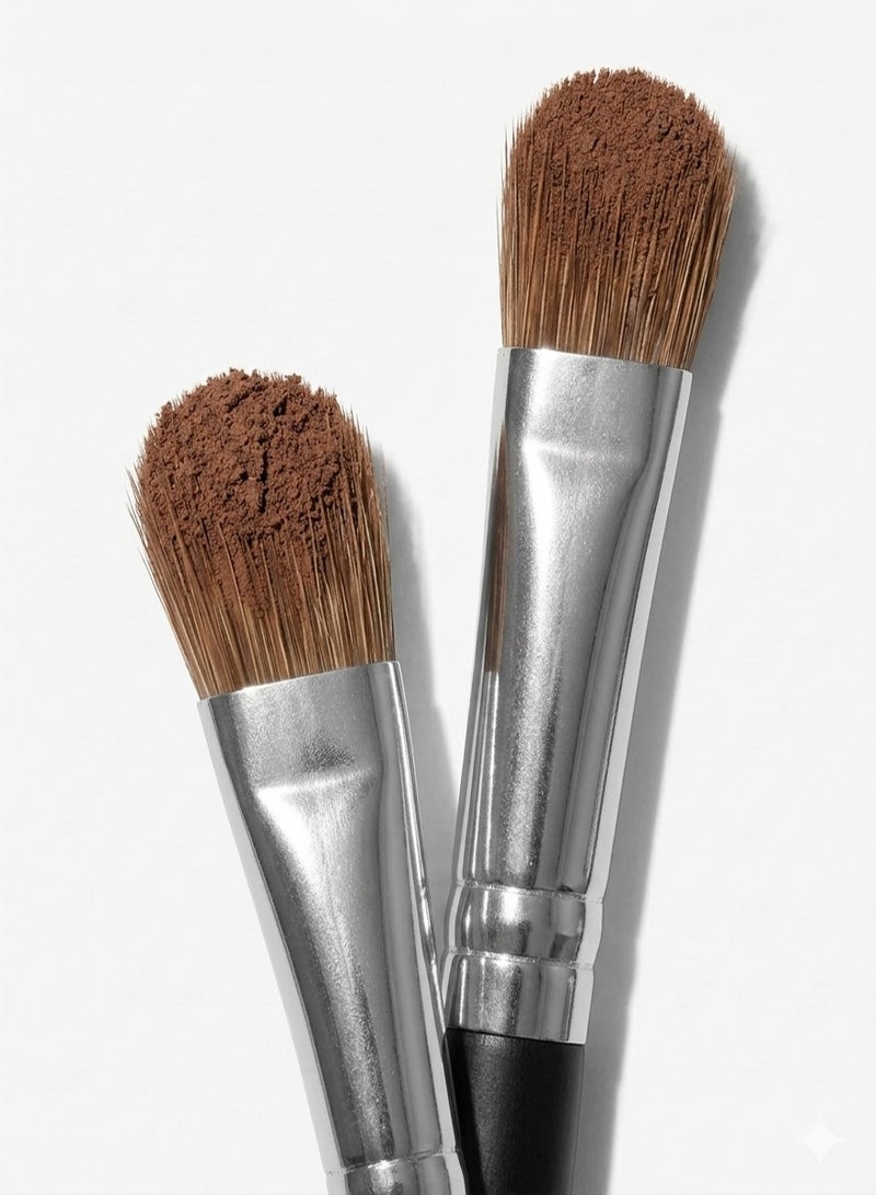 مورفي Morphe M124 - فرشاة ظلال عيون متماسكة صُممت شعيراتها المسطحة والمتماسكة لتلتقط أكبر كمية من جزيئات الشادو وتثبيتها على الجفن لمنحك تغطية مشبعة ولوناً واضحاً وقوياً من اول لمسة - Image 2